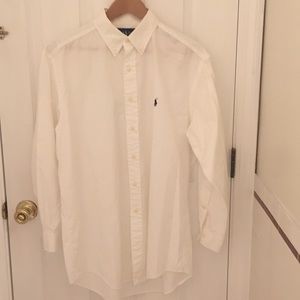 Ralph Lauren 100% Cotton Pinpoint Oxford Shirt